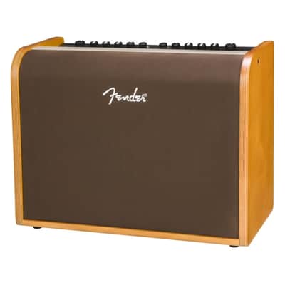 Fender Acoustic Guitar Amplifier 100-watt, Natural Blonde, 2314000000 Bundle w/ Pig Hog PCH10BK Black Woven Instrument Cable, Power Cable and Liquid Audio Polishing Cloth image 3