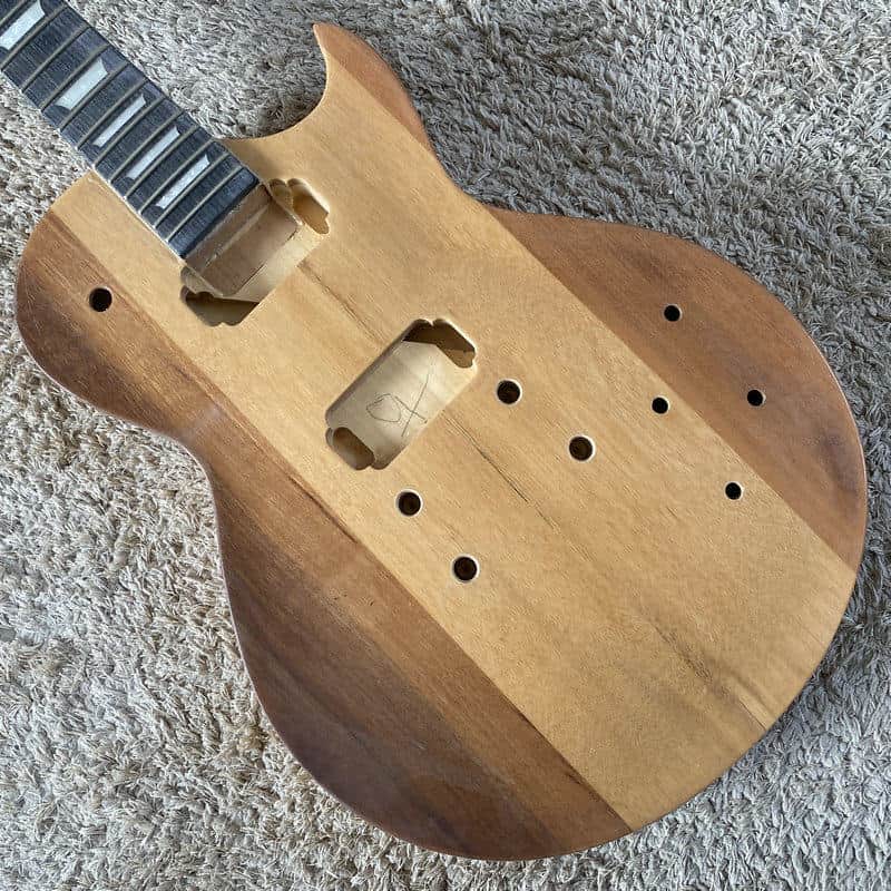 Harley Benton LP Style Semi Finished Guitar Project, Maple Neck, Rosewood Fingerboard image 1