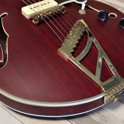 D'Angelico Deluxe SS  Satin Trans Wine image 4