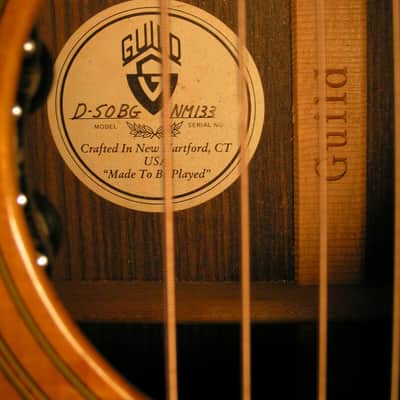 Guild D-50 Electro Bluegrass Special Antique Burst de 2009 image 9
