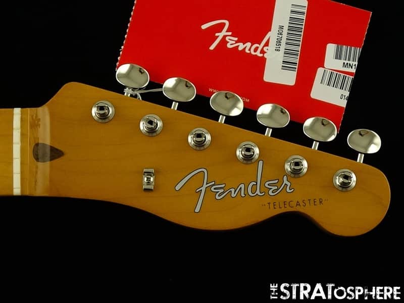 Fender Vintera III Late 50s Telecaster Tele NECK w/ TUNERS, Late 50s, image 1