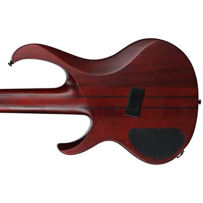 Ibanez BTB705LM-NNF BTB Bass Workshop 5-String Multi-Sscale Bass - Natural Browned Burst Flat image 8