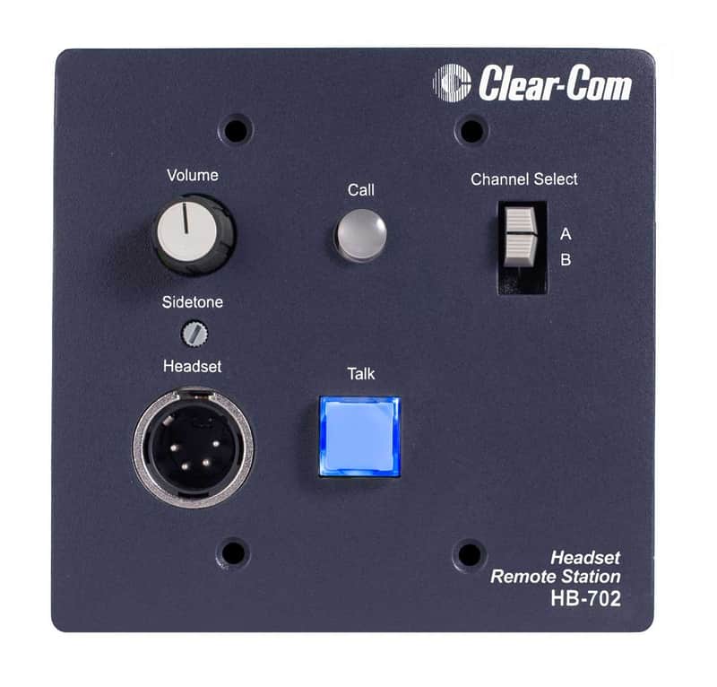 Mint Clear-Com HB-702 Intercom Headset Station, 2 Channel image 1