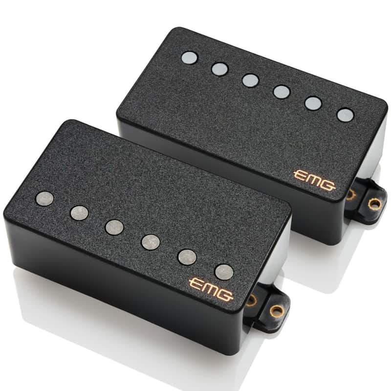 Dual Mode 57/66 Humbucker 2-piece Pickup Set - F-spaced - Black image 1