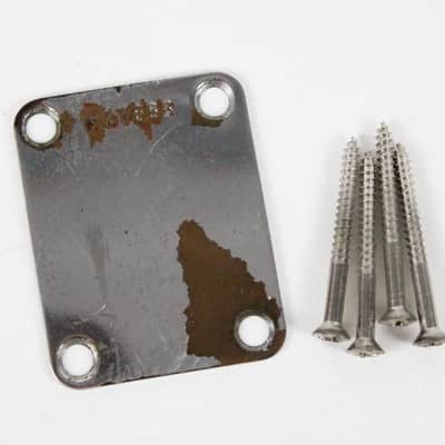 1954 Vintage Fender Telecaster 4-Bolt NECKPLATE USA Tele 1950s image 2
