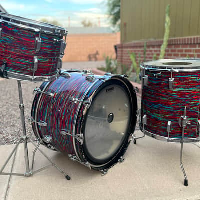 Ludwig Super Classic 1967 - Psychedelic Red image 10