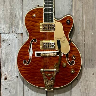 Gretsch Limited Edition Falcon Center Block Jr. 2025 - Roundup Orange, Ships Super Fast, Killer Pro Set Up Included! image 2