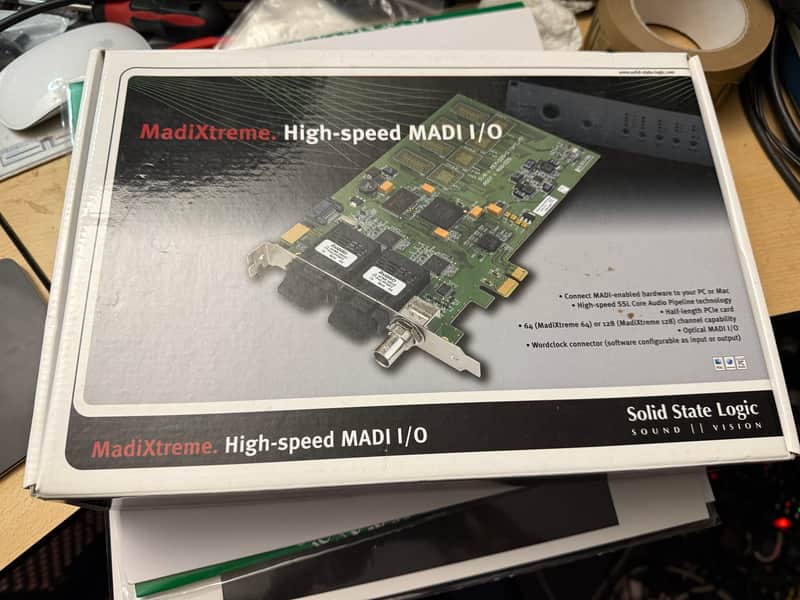 Solid State Logic MADIXtreme 128-Channel PCIe Interface Card 2008 - 2016 - Green image 1