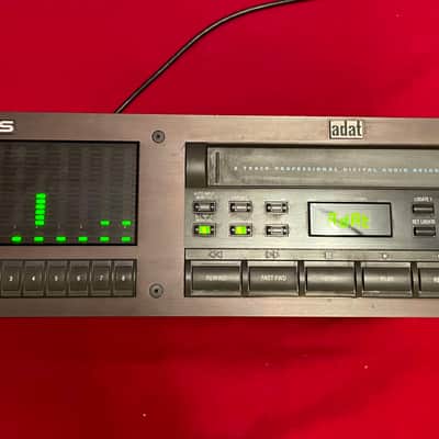 Vintage 1994 Alesis ADAT Blackface Digital 16-Bit 8-Track Recorder LOW HOURS FOR REPAIR image 2