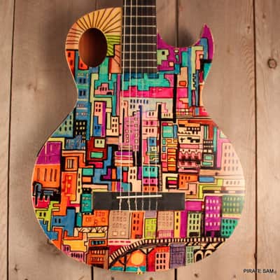 WASHBURN Festival  CUSTOM ART Guitar - EACT42S Classical Thinline image 2