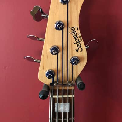 Sadowsky UV 70 5 String Bass Sunburst with Tortoise Shell image 4