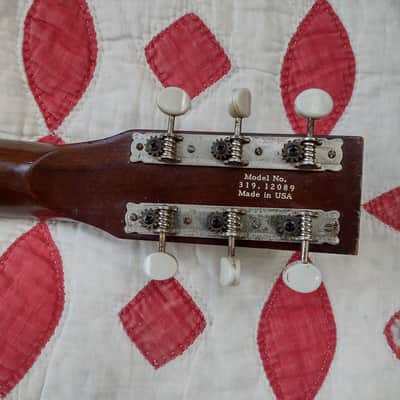 Vintage Kay Silvertone Model 319.12089 Acoustic Parlor Guitar image 4