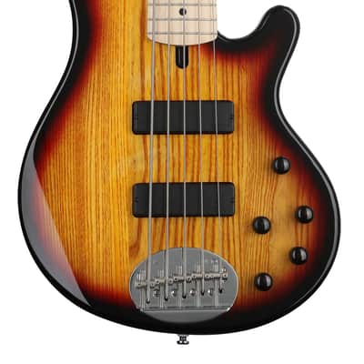 Lakland Skyline 55-01 Standard 5-string Bass Guitar - 3-Tone Sunburst with Maple Fingerboard image 1