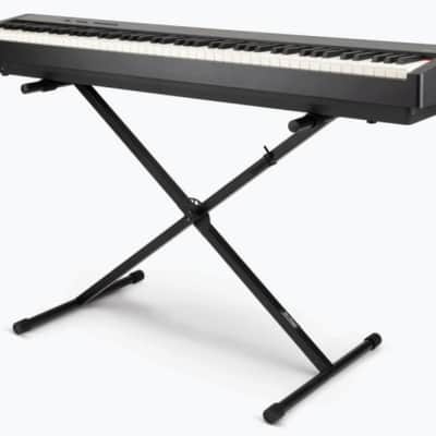 On-Stage TMP-KS90-SA Classic Single X-Stand Keyboard Stand KS90+Laptop Backpack image 12