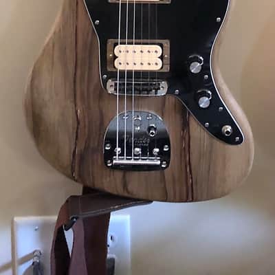 Beautiful USA Roasted, bound 5A flame maple neck.Hidden fret tangs.Rounded edges", Made for a Jazzmaster or Strat body # FJM-12 -You never felt frets like this. image 9