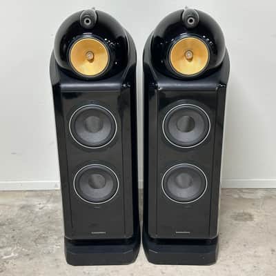 B&W 802 D2 Floorstanding Speakers; Piano Black Pair; Diamond; 802D2 image 2