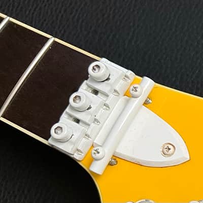 ESP Custom Shop 1987 - Yellow with White Hardware image 3