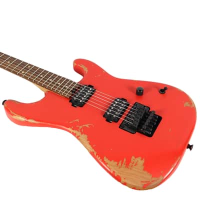 Charvel Pro-Mod San Dimas Style 1 HH FR PF Electric Guitar Weathered Orange image 5