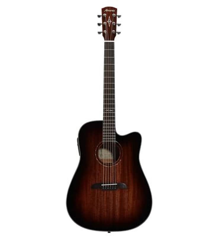 Alvarez AD66CESHB Dreadnought Acoustic Electric Guitar Shadowburst image 1