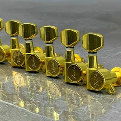 Fender Tuning Pegs/Machine Heads for Stratocaster-Telecaster! Gold image 1