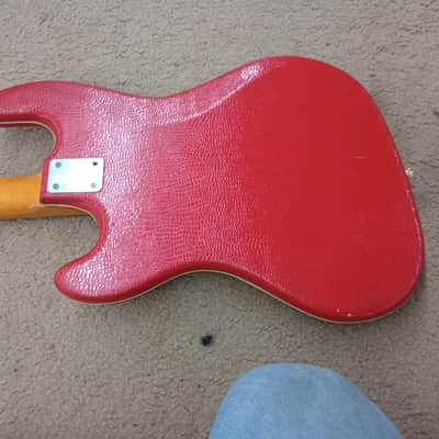 Hofner 185 Artist Bass 1962 - 1980 - Red image 9