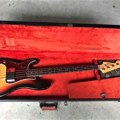 Left Handed, Lefty 1963/1964 Fender Precision Bass, 100% Original, Pre-CBS, EXC Condition! image 9