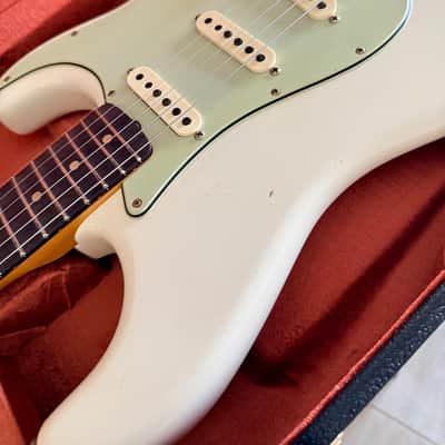 Fender Custom Shop Limited Edition 1964 L-Series Stratocaster Journeyman Guitar 2025 - Aged Olympic White image 19
