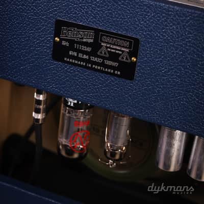 Benson Vinny Reverb Combo Blue Tolex, Wheat Grille image 6
