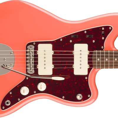 Squier Classic Vibe '60s Jazzmaster Laurel Fingerboard Tortoishell Pickguard Tahitian Coral image 1