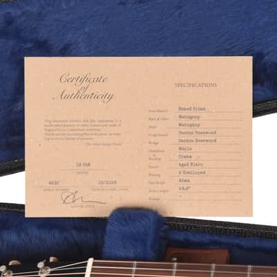 Atkin The Nineteen Aged Baked Sitka/Mahogany Sunburst (Serial #4232) image 9