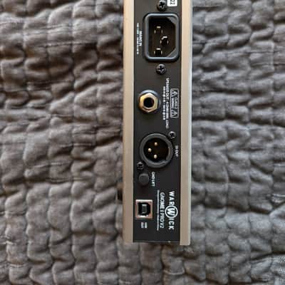 Warwick Gnome i Pro V2 300-Watt Pocket Bass Amp Head with USB Interface 2023 - Present - Silver image 3