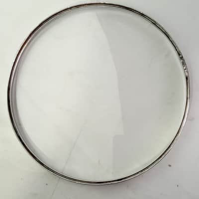 *Gretsch 7" Straight Tom Drum Batter Rim/Hoop Brass COB Chrome Vintage 40s 4.3mm image 3