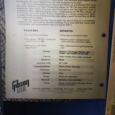 Gibson Les Paul Bass - LPB-1 image 15