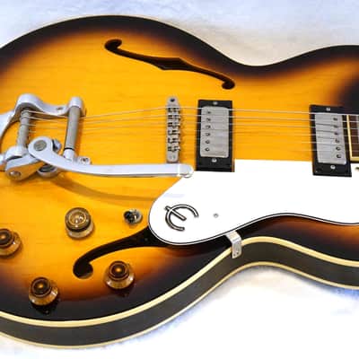 The Beach Boys Owned and Stage-Played MIJ Epiphone Riviera 6/VS Elite Sunburst Semi-Hollow Electric Guitar W/ Handwritten Bass Lines on a Grammy Ballot Invitation Letter image 23