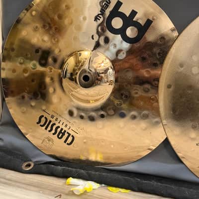 Meinl 14" Classics Medium Hi-Hat (Pair) 2010s - Brilliant image 2