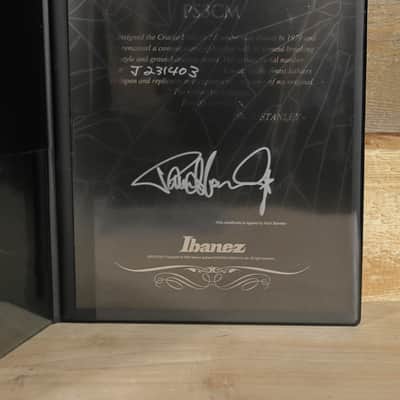 Ibanez Paul Stanley Signature PS3CM Electric Guitar Black Cracked Mirror w/ Case image 10