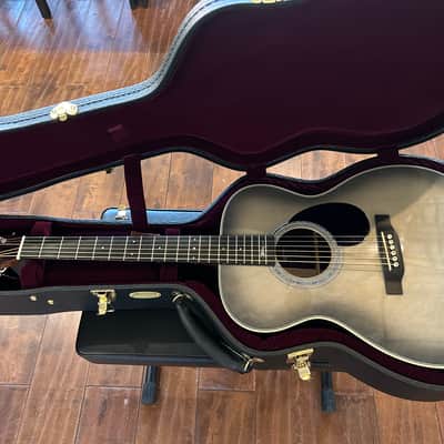 Martin OMJM John Mayer 20th Anniversary - Platinum Gray Burst / 4lbs. 8.9oz. #2911326 image 1