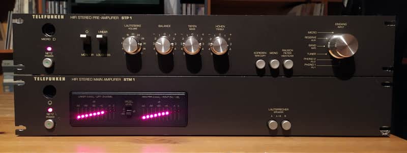 Preamplificatore e Finale di Potenza Telefunken STP1 + STM1