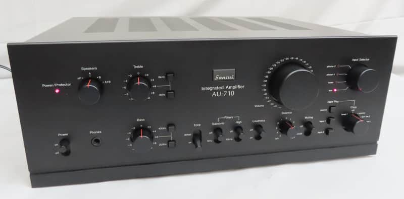 Vintage Sansui AU-710 Stereo Integrated Amplifier - 85 Watts Per