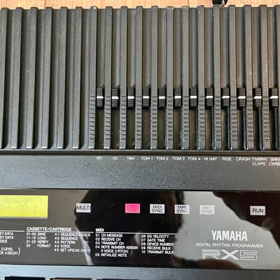 serviced Yamaha RX5 with RX5USB (GliGli) cartridge / 12 bit Digital Rhythm Programmer image 8