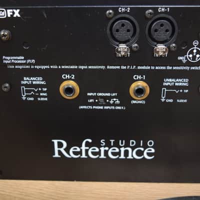Crown Studio Reference II stereo power amplifier Excellent!-used amp for sale image 4