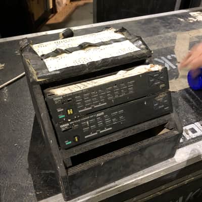 Yamaha EMT-1 & EMT Sound Expander Modules owned and used by Rick Wakeman of YES 1990 Black image 1