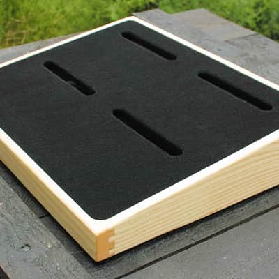Custom Wood Pedalboard 20x15.7 image 4