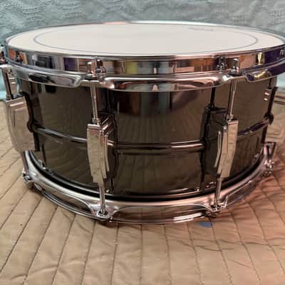 LUDWIG  🥁 Black beauty usa snare drum 6.5 x 14 upgraded head and wires image 5