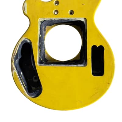 Custom Yellow Finish Mini Guitar Pignose Style Body image 4
