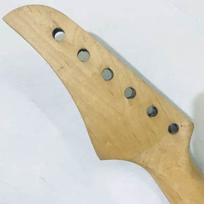 Black Maple Guitar Neck, 24 Frets Rosewood Fretboard image 7