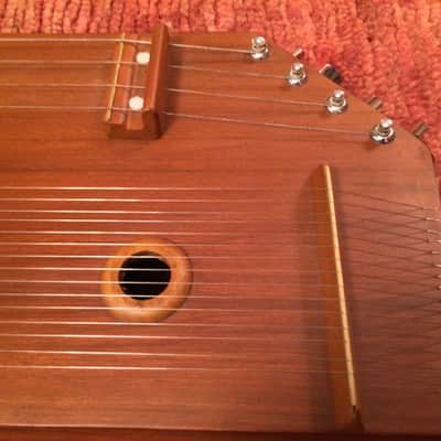 Swarsangam Indian Tanpura Swarmandal Combination Instrument 4-string tanpura w/wound strings, 15-str image 9