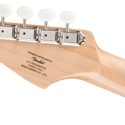 Fender x Hello Kitty Stratocaster Limited Edition Electric Guitar, Maple Fingerboard, White image 5
