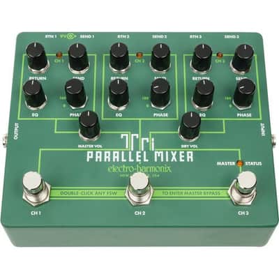 Electro-Harmonix Tri Parallel Mixer Effects Loop Mixer / Switcher Pedal image 2