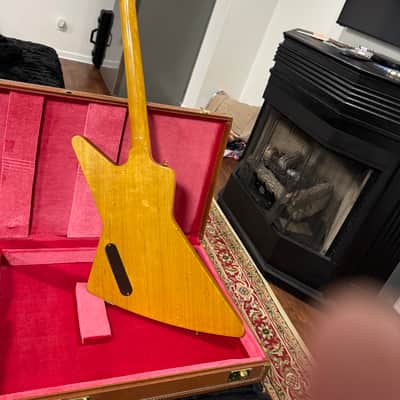 Gibson Custom Shop '58 Korina Explorer Reissue 2021 - Present - Natural with Black Pickguard image 4